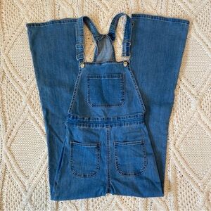 Bellbottom flare overalls